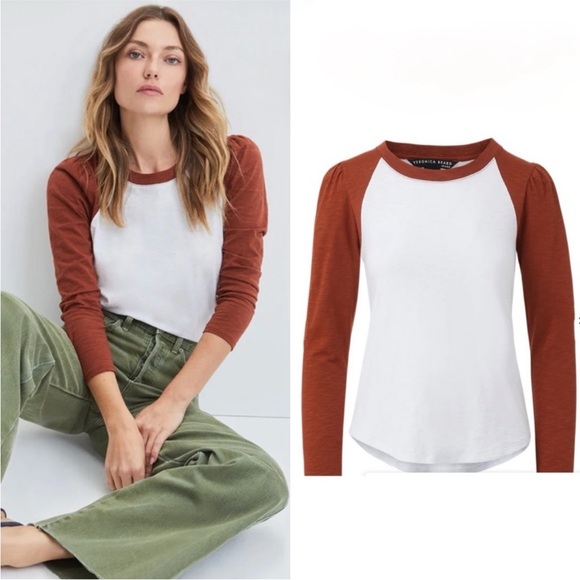 Veronica Beard Tops - Veronica Beard Mason Baseball Tee